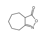 3H-Cyclohept[c]isoxazol-3-one,3a,4,5,6,7,8-hexahydro-(8CI,9CI) structure