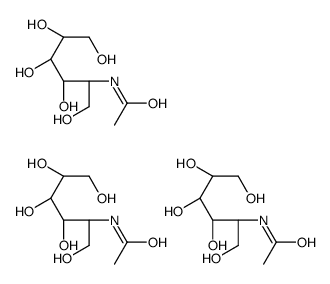 N-[(2S,3R,4S,5R)-1,3,4,5,6-pentahydroxyhexan-2-yl]acetamide结构式