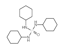 Phosphoric triamide,N,N',N''-tricyclohexyl- Structure
