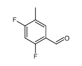 2,4-Difluoro-5-methylbenzaldehyde Structure