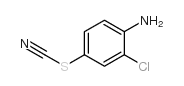 2-氯-4-硫代氰酰基苯胺结构式