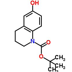 6-羟基-3,4-二氢-2H-喹啉-1-羧酸叔丁酯结构式