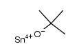 tin(IV) tert-butoxide Structure