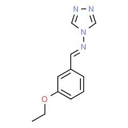 4H-1,2,4-Triazol-4-amine,N-[(3-ethoxyphenyl)methylene]-(9CI)结构式