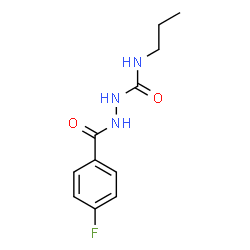 2-(4-FLUOROBENZOYL)-N-PROPYL-1-HYDRAZINECARBOXAMIDE结构式
