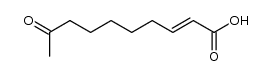 (E)-9-Oxo-2-decenoic acid structure