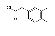 3,4,5-trimethylphenylacetyl chloride Structure