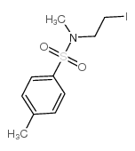 N-(2-碘乙基)-N,4-二甲基苯磺酰胺结构式