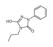 1-phenyl-4-propyl-1,2,4-triazolidine-3,5-dione结构式