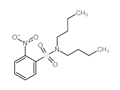 N,N-Di-n-butyl-2-nitrobenzenesulfonamide结构式