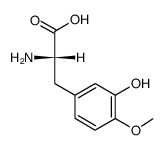 L-Tyrosine, 3-hydroxy-O-Methyl-结构式