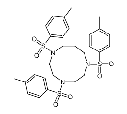 1,4,7-tris-(4-methylphenyl)sulfonyl-1,4,7-triazecane结构式