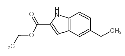 2-乙酸基-5-乙基吲哚结构式