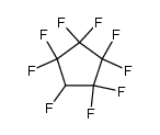 1,2,2,3,3,4,4,5,5-Nonafluorocyclopentane structure