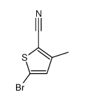 5-溴-3-甲基噻吩-2-甲腈结构式