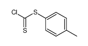 Chlordithioameisensaeure-p-tolylester Structure
