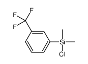 chloro-dimethyl-[3-(trifluoromethyl)phenyl]silane Structure