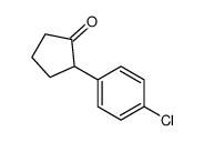 2-(4-chlorophenyl)cyclopentan-1-one结构式
