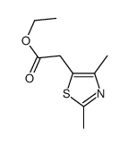 2,4-二甲基噻唑-5-乙酸乙酯结构式