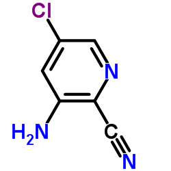 3-Amino-5-chloro-2-pyridinecarbonitrile structure