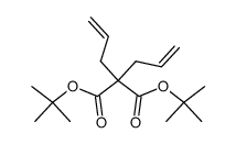 di-tert-butyl diallylmalonate Structure