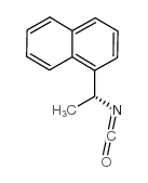 异氰酸(R)-(-)-1-(萘基)乙酯结构式