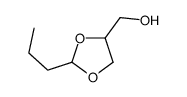 (2-Propyl-1,3-dioxolan-4-yl)methanol结构式