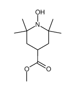 1-hydroxy-4-carbamoyl-2,2,6,6,-tetramethylpiperidine methyl ester Structure