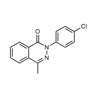 2-(4-氯苯基)-4-甲基酞嗪-1(2H)-酮结构式