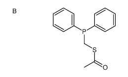 乙酰硫基甲基-二苯基膦硼烷络合物结构式