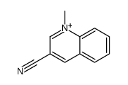 1-methylquinolin-1-ium-3-carbonitrile结构式