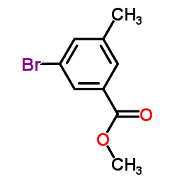 3-溴-5-甲基苯甲酸甲酯结构式