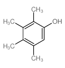 1-Hydroxy-2,3,4,5-tetramethylbenzene结构式