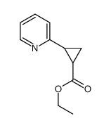 2-(2-吡啶基)-环丙烷羧酸乙酯结构式