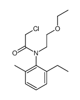 2-chloro-N-(2-ethoxyethyl)-N-(2-ethyl-6-methylphenyl)acetamide Structure