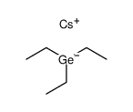 triethylgermylcesium结构式