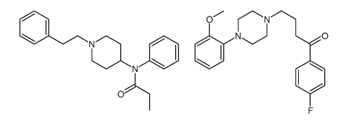 1-(4-fluorophenyl)-4-[4-(2-methoxyphenyl)piperazin-1-yl]butan-1-one,N-phenyl-N-[1-(2-phenylethyl)piperidin-4-yl]propanamide结构式
