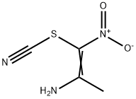 Thiocyanic acid,2-amino-1-nitro-1-propenyl ester (9CI) Structure