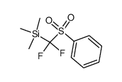 [difluoro(phenylsulfonyl)Methyl]triMethyl-Silane结构式