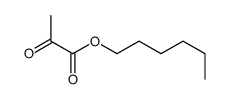 hexyl 2-oxopropanoate Structure