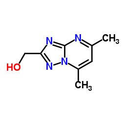 (5,7-二甲基-[1,2,4]三唑并[1,5-a]嘧啶-2-基)甲醇结构式
