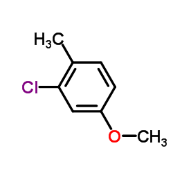 3-氯-4-甲基苯甲醚结构式