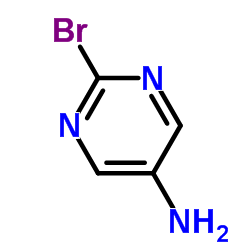 5-氨基-2-溴嘧啶结构式