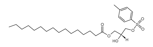 1-palmitoyl-3-(p-toluenesulfonyl)-sn-glycerol Structure