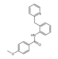 2'-(2-pyridylmethyl)-p-anisanilide结构式