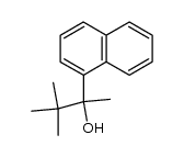 3,3-dimethyl-2-(1-naphthyl)butan-2-ol结构式