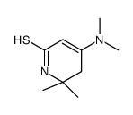 4-(dimethylamino)-2,2-dimethyl-1,3-dihydropyridine-6-thione结构式