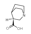 (3S)-奎宁环-3-羧酸结构式