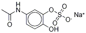 N-[4-羟基-3-(磺氧基)苯基]乙酰胺钠盐结构式