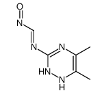 N'-(5,6-dimethyl-1,2-dihydro-1,2,4-triazin-3-yl)-N-oxomethanimidamide结构式